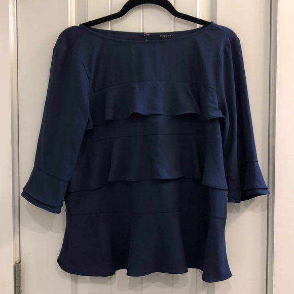 Ann Taylor Ruffle Blouse - Picture 2 of 5